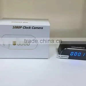 1080P FHD Pinhole Clock DVR Camera With Remote Control Night Vision Wide Angle View Table Alarm Clock DV Camera thumbnail-2