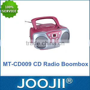 Portable CD Player Boombox With FM/AM Radio and LED Display thumbnail-1