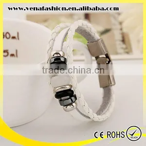 Leather Cuffs Real Handmade Leather Bracelet Wholesale thumbnail-3