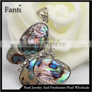 Butterfly Shape Shell Pendant Design thumbnail-1