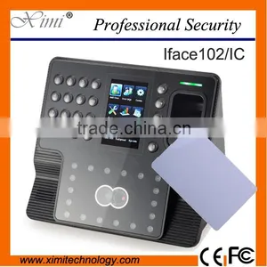 4.3'' TFT Touch Screen Infrared Camera TCP/IP Communication Iface102 Wall Time Clock Face and Fingerprint Reader Time Attendance thumbnail-1