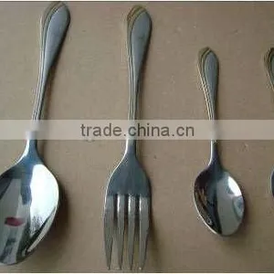 Stainless Steel Spoon and Fork Dinner Set thumbnail-1