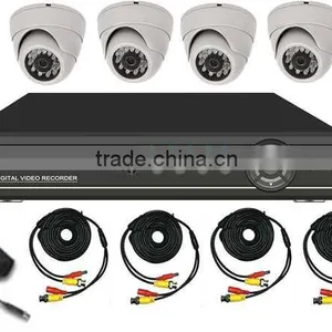 Indoor H.264 4ch Dvr Combo Cctv Camera Kit 4ch Cctv Dvr Kit System thumbnail-2