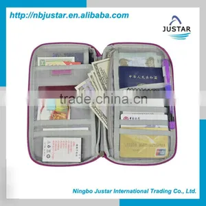 Document Holder Type Travel Wallet Multifuctional Card Ticket Passport Holder Purse thumbnail-4