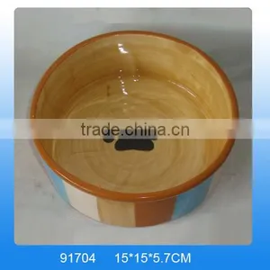 Custom Ceramic Bowls for Dogs With Customized Logo Painting Supplier's Choice thumbnail-2