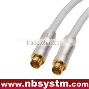 Assembly S-VHS Plug to S-VHS Plug Video Cable (Mini 4Pin to Mini 4Pin) thumbnail-1