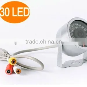 RY-7017 NEW WATERPROOF 30 IR LED AUDIO AND VIDEO CCTV COLOUR CAMERA thumbnail-1