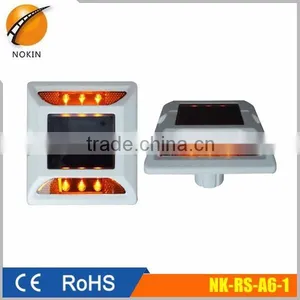Flashing 3M Cat Eye Aluminum LED Solar Crosswalk Reflector thumbnail-1