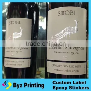 Gold Stamping Label for Champagne Bottle thumbnail-4