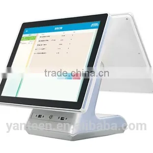 15inch Dual Touch Screen Supermarket POS System All in One With Aluminum Alloy Casing thumbnail-2