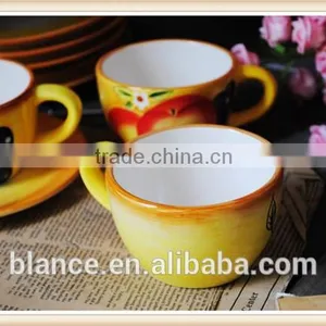 Ceramic Hand Painted Coffee Mug in Painting Design thumbnail-4