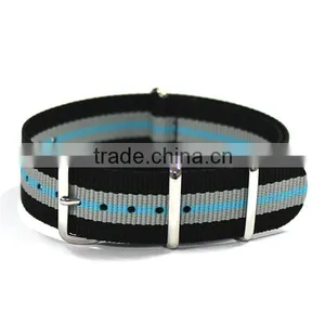 Stitching Striped 1 Piece Nylon Watches Bands Straps thumbnail-2