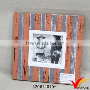 Square White Framed Wooden Photo Frame Set Vintage thumbnail-1