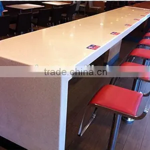 New Design Long Bar Table in Solid Surface Bar Table for Sale thumbnail-3