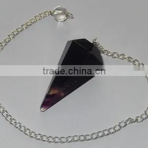 Purple Flourite Gemstone Pendulum Wholesale : Dowsing Pendulums for Sale thumbnail-4