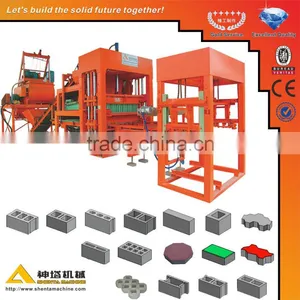 Hot Sale! PLC Controller,import Hydraulic Valve. ShentaQTY6-15 Automatic Concrete Industrial Machines thumbnail-1