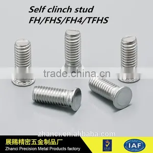 Wholesale Flush-head Stainless Steel Self Clinching Studs for Sheet Metal thumbnail-1