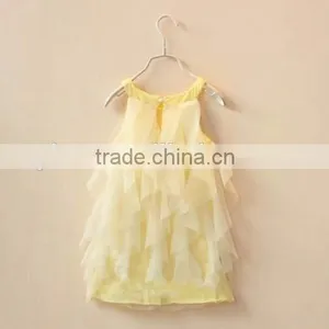 DR000069 Fancy Line Style Dress Pink Yellow Line Style Dress thumbnail-3
