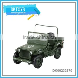 1:18 Die Cast Military Jeep Toy thumbnail-1
