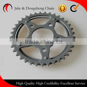 ZHEJIANG CHINA Ybx 1045 STEEL 40MN 428H/130L-50T/17T Motor Chain and Sprocket per Set thumbnail-1
