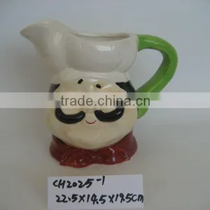 Hand Painted Ceramic Milk Jar thumbnail-1