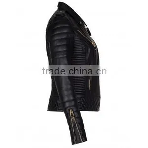 Ladies Super Sheep Lamb Leather Jacket thumbnail-3