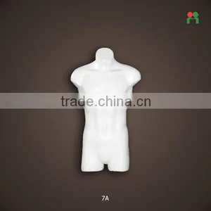 Realistic Fashion Male Mannequins in Glossy White Male Model Rodrigo Frota thumbnail-1