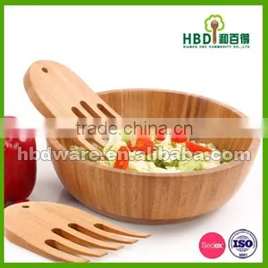 Unique Bamboo Large Salad Bowl thumbnail-1