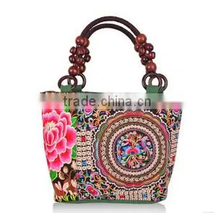 2016 New Design China Tribal Woman Embroidery Beaded Handbag thumbnail-1
