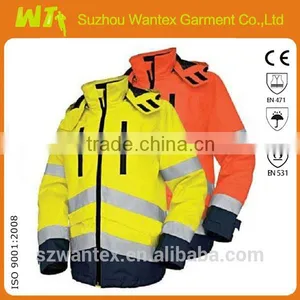 Fluo-orange/yellow hi Vis Jacket Hot Design Jacket Life Jacket/parka thumbnail-1