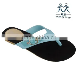 Factory Price Fuzzy Shoes Suede Flip Flop With Belt Slippers for Ladies thumbnail-1