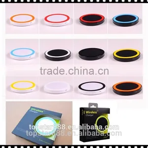 Promotional Wireless Charger Pad for IPhone Qi for IPhone Wireless Charger Pad With USB Port & USB Cable for IOS and Android thumbnail-3