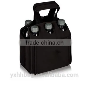 Insulated Wine Carrier Tote Bag Holder Carry Bottles Party Dinner Picnic Six Pack Cooler Bag (YX-Z089) thumbnail-2