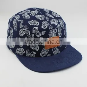 Floral 5 Panels Adjustable Cap/5 Panel Caps Hot Sale thumbnail-4