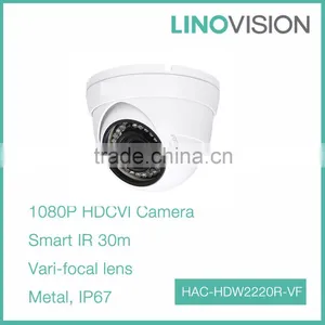 Water-proof 2.4MP Vari-focal 1080P Dome HDCVI Camera With 30m IR LED thumbnail-1