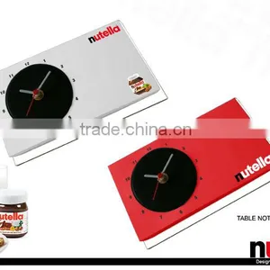 Novelty Gift Notepad With Clock, Customized Color and Printing Note Pad With Time, Table Notepad thumbnail-1