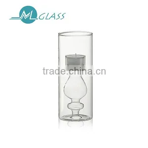 High Borosilicate Tall Candle Holder Glass A004 thumbnail-1