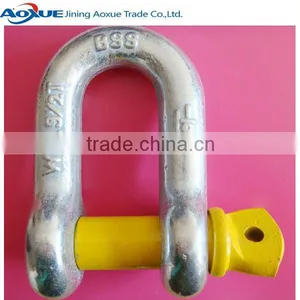Forged U.S.type D Shackle, G210 Crane Lifting Chain Shackle thumbnail-2