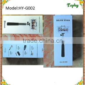 2015 New High-quality Aluminium Alloy Extendable Hand Held Foldable Selfie Stick/Monopod Selfie Stick/Cable Selfie Stick thumbnail-6