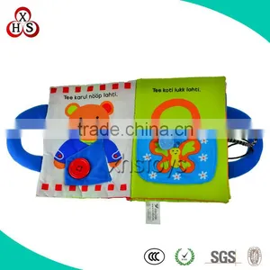 Funny Wholesale Soft Customed Book Binding Cloth,Cloth Book,Baby Cloth Book thumbnail-1