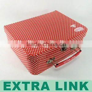 Fashion Paper Cardboard Suitcase Box for Storage thumbnail-1