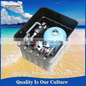Top Qualtiy Integrated Compact Fiberglass Swimming Pool Sand Filter for Water Treatment PK8010 thumbnail-1