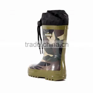 China Made Waterproof Flower Print Unique Kids Shoes Rain Boot Children thumbnail-2