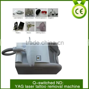 Q Switch Laser Tattoo Removal Machine 2016 New Q Switched Nd Yag Laser Tattoo Removal Machine Product New Technology Laser Tattoo Removal Machine Haemangioma Treatment thumbnail-1