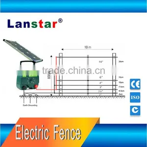 Lanstar Solar Powered Farm Electric Fence Energizer/ Energiser Plant Fence Products thumbnail-4