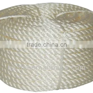 3/4/5/6/7/8/9/10/12mm 3 Strand Twisted Nylon Rope thumbnail-1