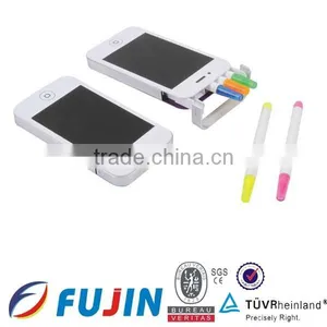 Direct Manufacturer Sales Iphone Shape Highlighter Highlighter Pen Permanent Marker Highlighter Set For Made In China/highlighte thumbnail-1