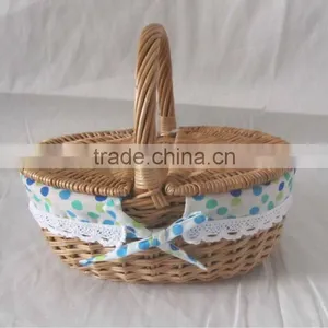 Handle Storage Basket WITH Lids thumbnail-1