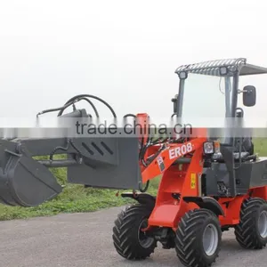 Everun Hoflader ER08 Mini Loader With New Cabin/Quick Hitch for Sale thumbnail-5