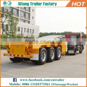 Factory Direct 3 Axles 20ft 40ft Skeletal Trailer for Shipping Container thumbnail-1
